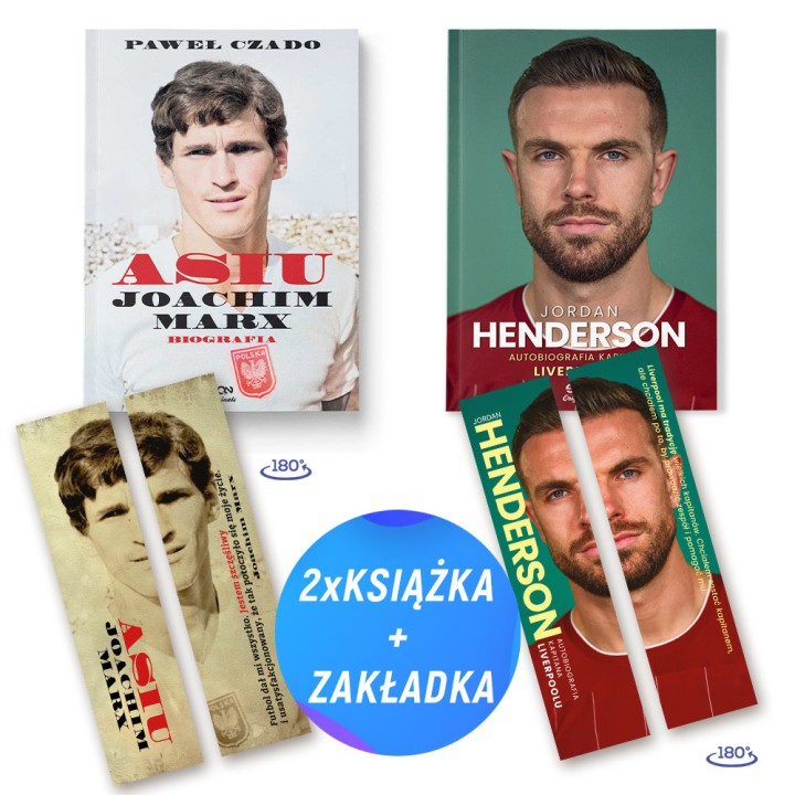 SQN Originals: Asiu. Joachim Marx. Biografia + Jordan Henderson (2x książka + zakładka gratis)