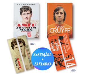 SQN Originals: Asiu. Joachim Marx. Biografia + Johan Cruyff (2x książka + 2x zakładka gratis)