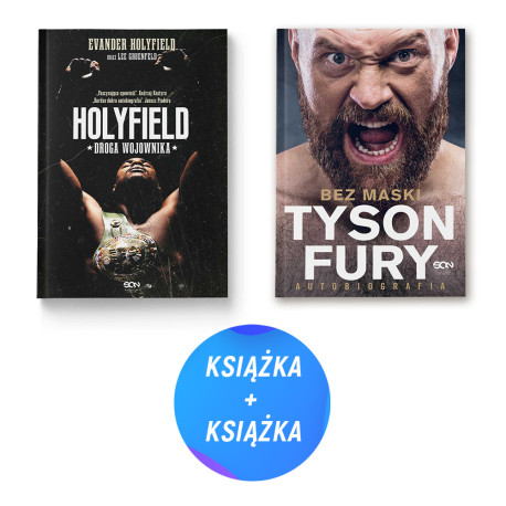 Pakiet: Holyfield. Droga wojownika + Tyson Fury. Bez maski (2x książka)