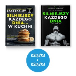 Pakiet: Silniejszy każdego dnia... w kuchni + Silniejszy każdego dnia. Droga do formy (2x ksiażka)