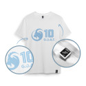 (Taniej do 1.12, Wysyłka ok. 18.12) Koszulka biała GOAT argentyńska legendarny LEO SQN Originals