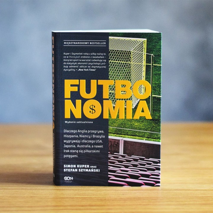 Okładka książki sportowej Futbonomia. Wydanie II na labotiga.pl