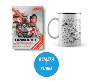  Formuła 1. Ilustrowana historia królowej motorsportu + Kubek fana F1 (książka + kubek)