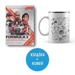  Formuła 1. Ilustrowana historia królowej motorsportu + Kubek fana F1 (książka + kubek)