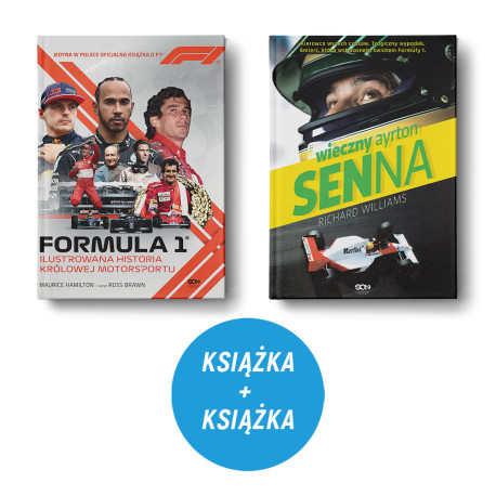 Formuła 1. Ilustrowana historia królowej motorsportu + Wieczny Ayrton Senna (2x książka)