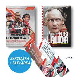 Formuła 1. Ilustrowana historia królowej motorsportu + Wieczny Ayrton Senna (2x książka)