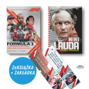 Formuła 1. Ilustrowana historia królowej motorsportu + Niki Lauda (2x książka + zakładka)