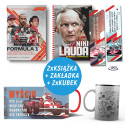 Formuła 1. Ilustrowana + Niki Lauda (2x książka + 2x kubek fana F1 + zakładka)