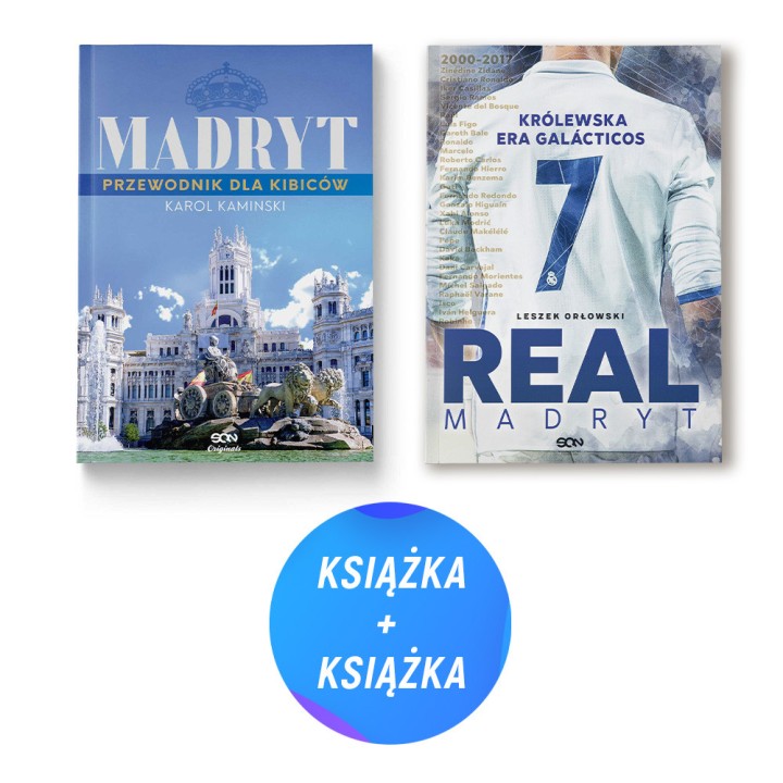 Pakiet SQN Originals: Madryt. Przewodnik dla kibiców + Real Madryt. Królewska era Galacticos (2x książka)