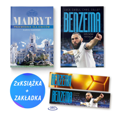 Pakiet SQN Originals: Madryt. Przewodnik dla kibiców + Karim Benzema. Królewska perfekcja (2x książka)