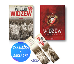 SQN Originals: Wielki Widzew. Historia polskiej drużyny wszech czasów + Widzew. Reaktywacja (TW) (2x książka + zakładka gratis)