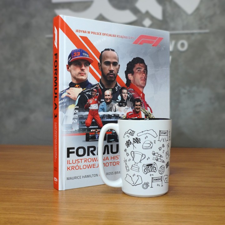 Kubek fana F1 duży (400 ml) duże ucho Formuła 1