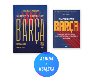  Barca. Skarby FC Barcelony. Oficjalny album i historia klubu + Barca. Powstanie i upadek klubu (2x książka)
