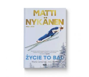 Okładka książki Matti Nykänen. Życie to bal w księgarni sportowej Labotiga