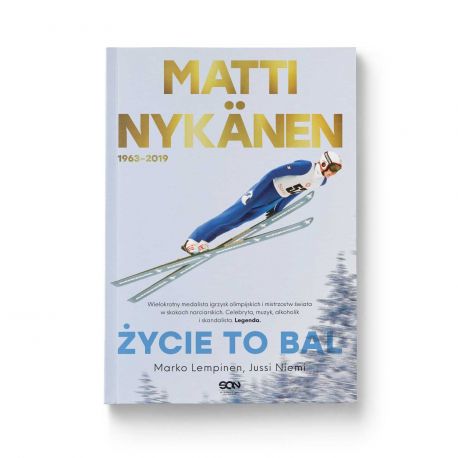 Okładka książki Matti Nykänen. Życie to bal w księgarni sportowej Labotiga