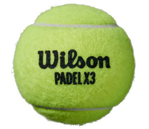 Piłki do tenisa ziemnego Wilson X3 Pack Speed Padel Ball