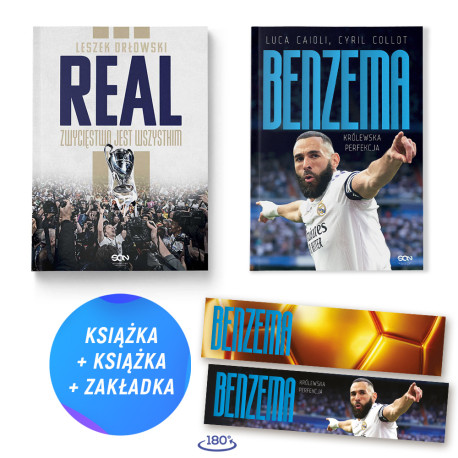  Pakiet: Real. Zwycięstwo jest wszystkim + Karim Benzema (2x książka)
