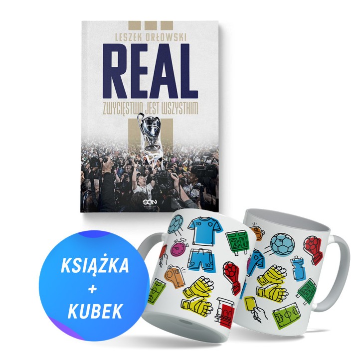 Pakiet: Real. Zwycięstwo jest wszystkim + Kubek kolorowy 330ml (książka + kubek)