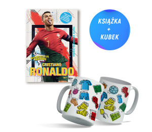 Pakiet: Cristiano Ronaldo. Chłopiec, który wiedział, czego chce (książka + kolorowy kubek)
