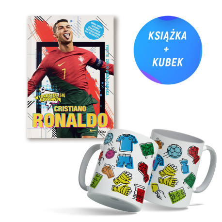 Pakiet: Cristiano Ronaldo. Chłopiec, który wiedział, czego chce (książka + kolorowy kubek)