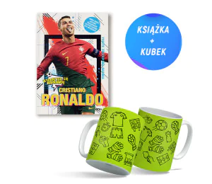 Pakiet: Cristiano Ronaldo. Chłopiec, który wiedział, czego chce (książka + neonowy kubek)
