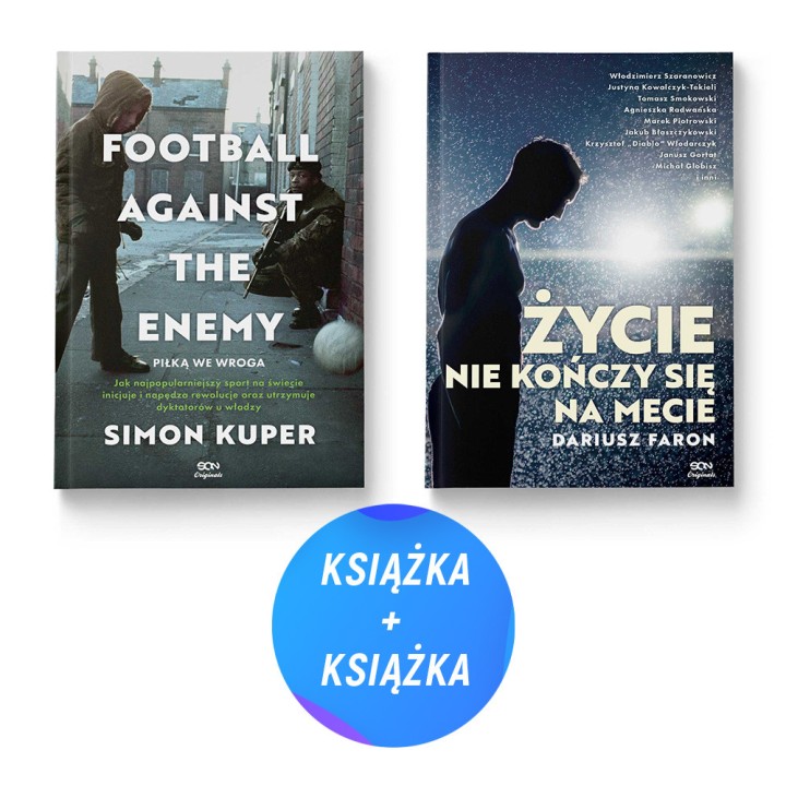 Pakiet: Football Against The Enemy + Życie nie kończy się na mecie (2x książka + zakładka gratis)