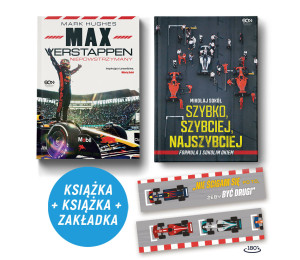 Max Verstappen. Niepowstrzymany + Szybko, szybciej, najszybciej (2x książka + zakładka gratis)