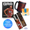 Pakiet: Grant Hill. Gra. Autobiografia (książka + duży kubek koszykarski + podkładka) (bez zakładki)