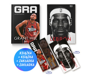Pakiet: Grant Hill. Gra. Autobiografia + LeBron James (2x książka + 2x zakładka gratis)