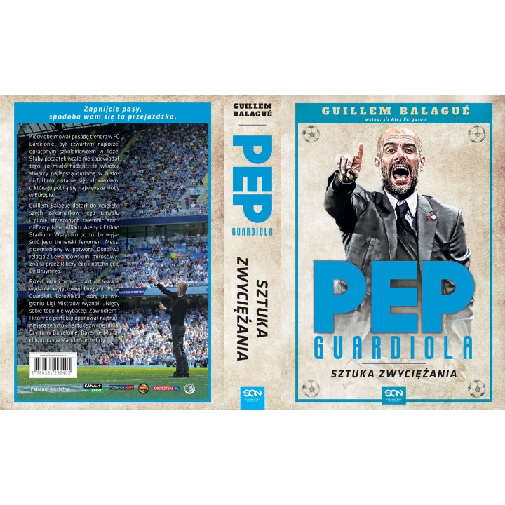 Okładka książki sportowej Pep Guardiola. Sztuka zwyciężania. Wydanie II na labotiga.pl