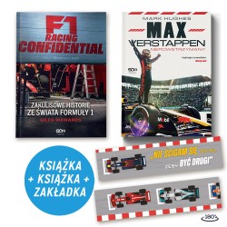  Pakiet: F1 Racing Confidential + Max Verstappen (2x książka + zakładka)