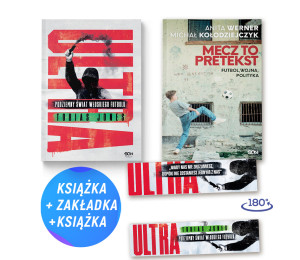 Pakiet: Ultra. Podziemny świat włoskiego futbolu + Mecz to pretekst (2x książka + zakładka gratis)