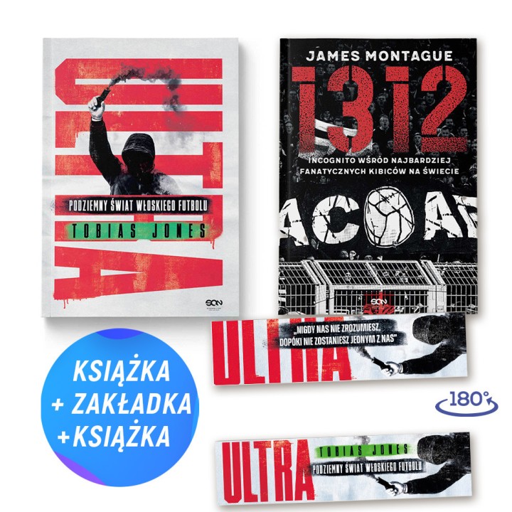 Pakiet: Ultra. Podziemny świat włoskiego futbolu + 1312 (2x książka + zakładka gratis)