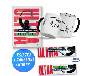 Pakiet: Ultra. Podziemny świat włoskiego futbolu (książka + kubek mem laga na Robercika + zakładka gratis)