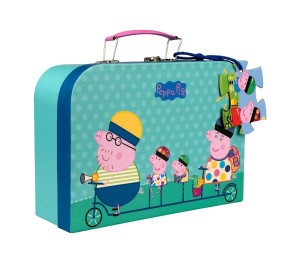 Puzzle dla dzieci w walizce 26el Świnka