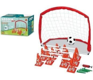Zestaw piłkarski z pachołkami