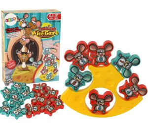 Gra zręcznościowa Myszki balansujące 12el