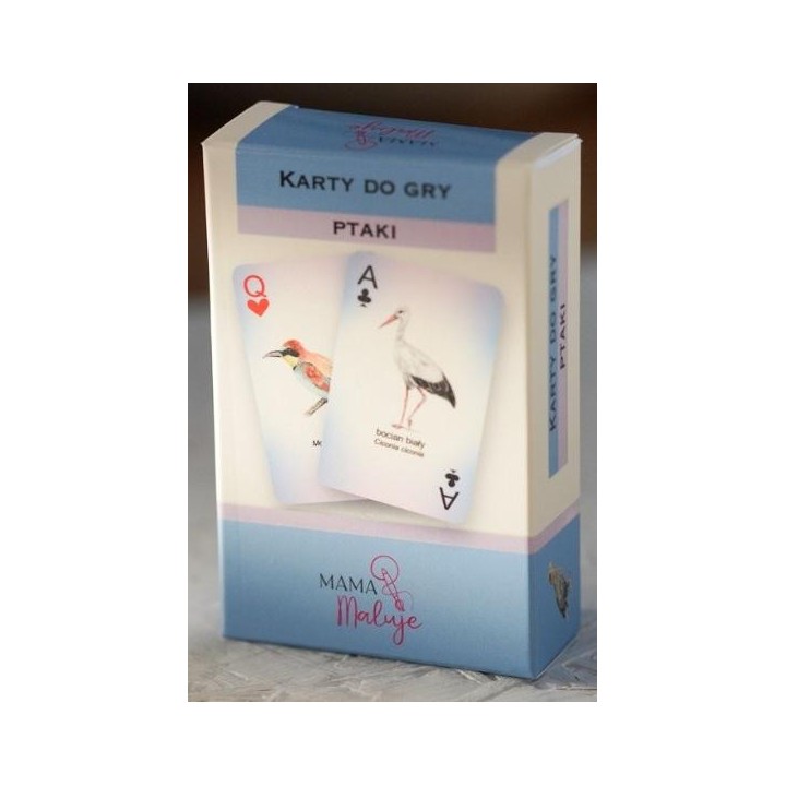 Karty do gry - ptaki