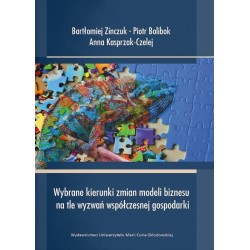 Wybrane kierunki zmian modeli biznesu..