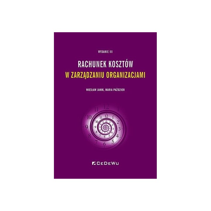 Rachunek kosztów w zarządzaniu organizacjami
