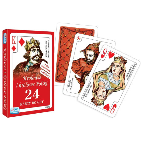 Karty 24 Królowie i królowe Polski
