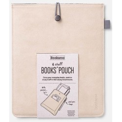 Bookaroo Books & Stuff etui na książkę kremowe
