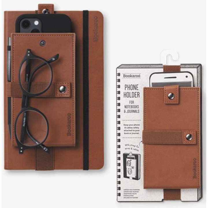 Bookaroo Phone Holder - brązowy