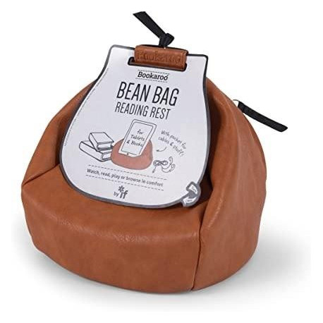 Bookaroo Bean Bag Pufa pod książkę/tablet brązowa