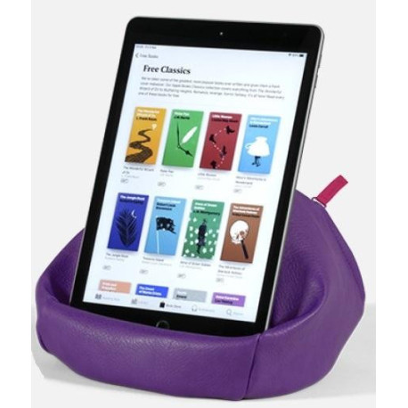 Bookaroo Bean Bag Pufa pod książkę/tablet fiolet