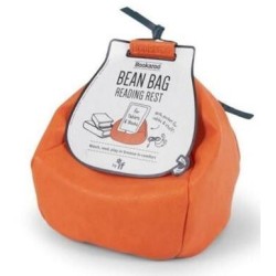 Bookaroo Bean Bag Pufa pod książkę/tablet pomarań.