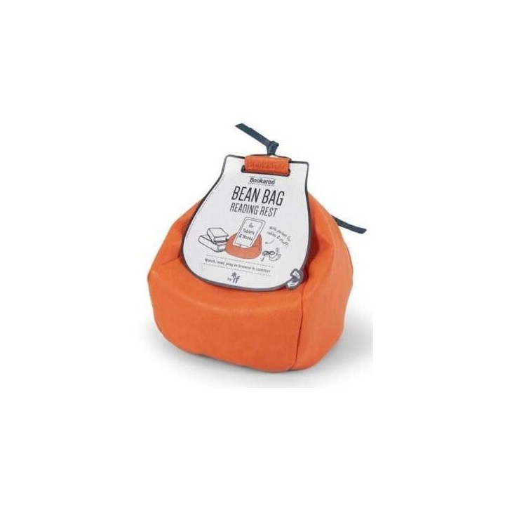 Bookaroo Bean Bag Pufa pod książkę/tablet pomarań.