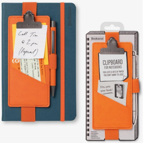 Bookaroo Clipboard for Notebooks - pomarańczowa