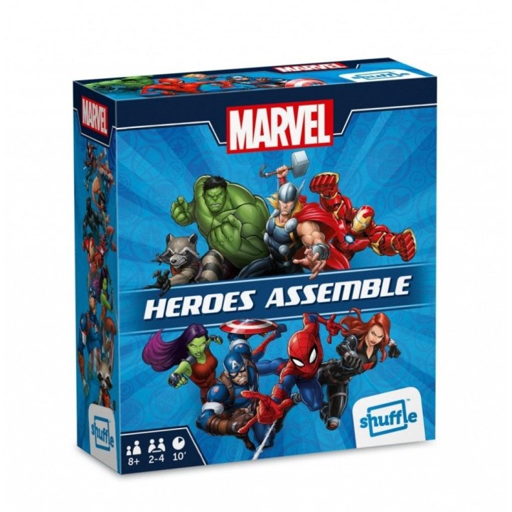 Shuffle Heroes Assemble Marvel CARTAMUNDI