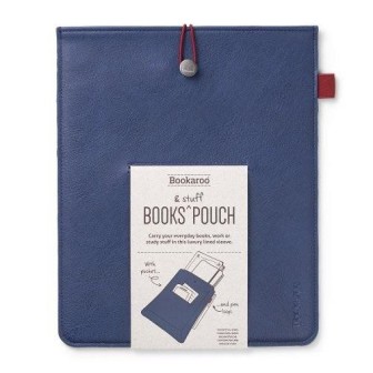 Bookaroo Books & Stuff etui na książkę granatowe